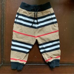 Burberry Icon Stripe Joggers, 18M